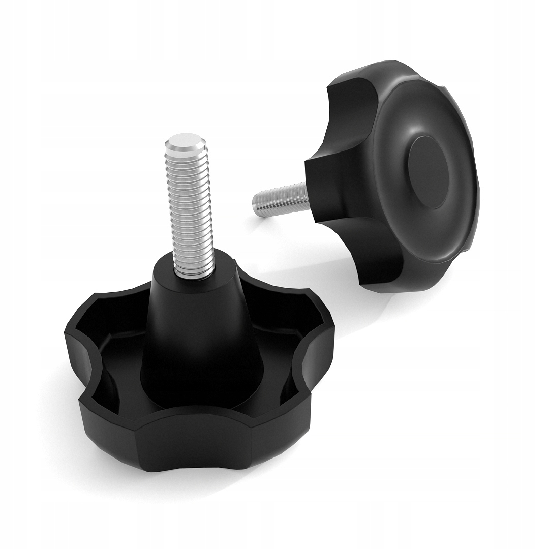 

20 szt. Śruba M8x15 z plastikowym pokrętłem fi 58