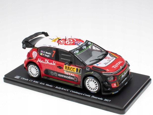 Citroen C3 Wrc Kris Meeke Racc Catalunya-Costa Daurada 20171:24 Hachette