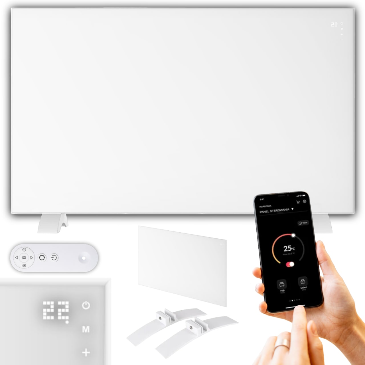 

Grzejnik Na Podczerwień Wifi Grafen Ir 600W App