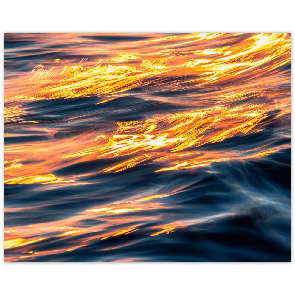

Plakat 50x40 Zachód słońca Woda Morze