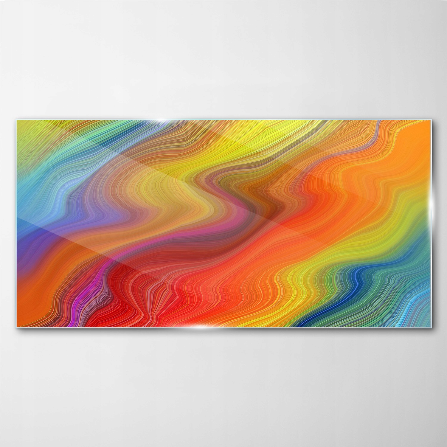 

Szklany obraz na ścianę Kolorowe piaski 140x70 cm
