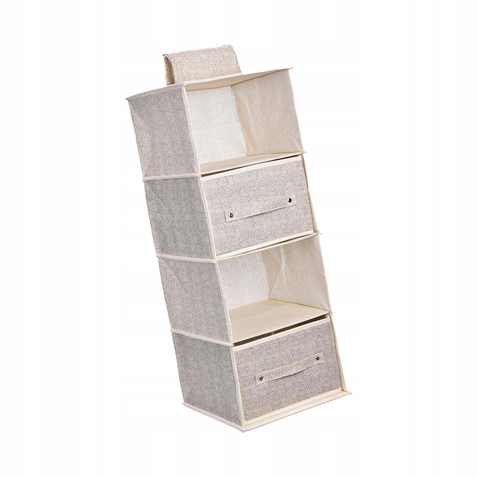 Hanging Closet Organizer with Drawers Heavy Duty Apartment 4 layer Marka Suntekonline