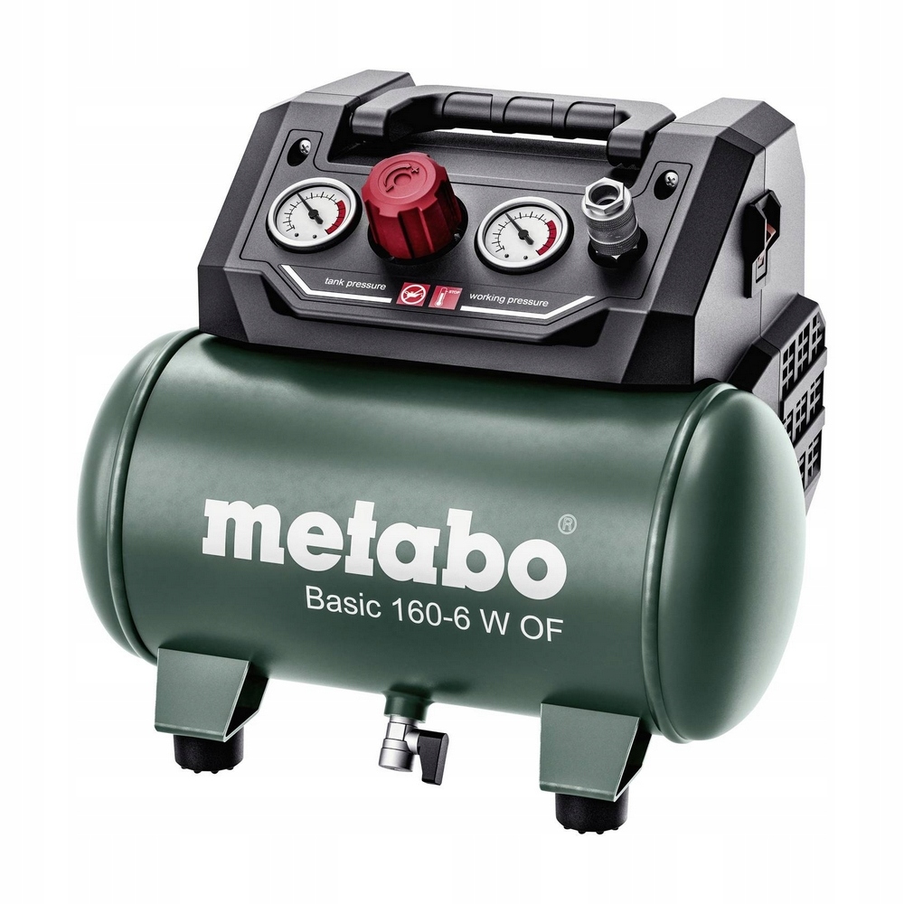 KOMPRESOR bezolejowy Metabo sprężarka 6L 8bar 900W