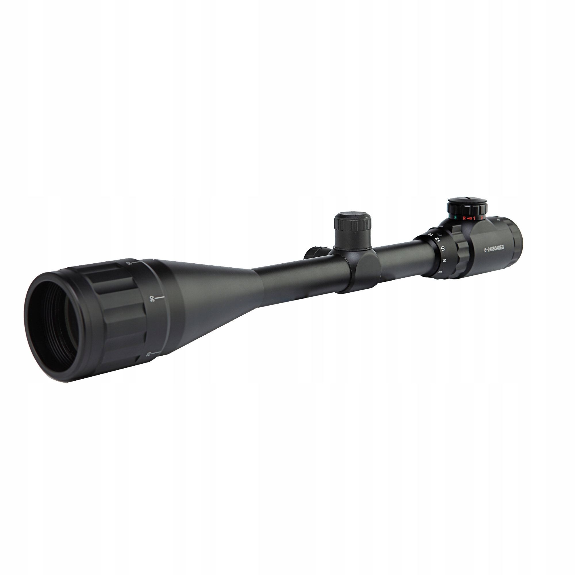 Puškohled 6-24x50 s přísvitem zelená červená