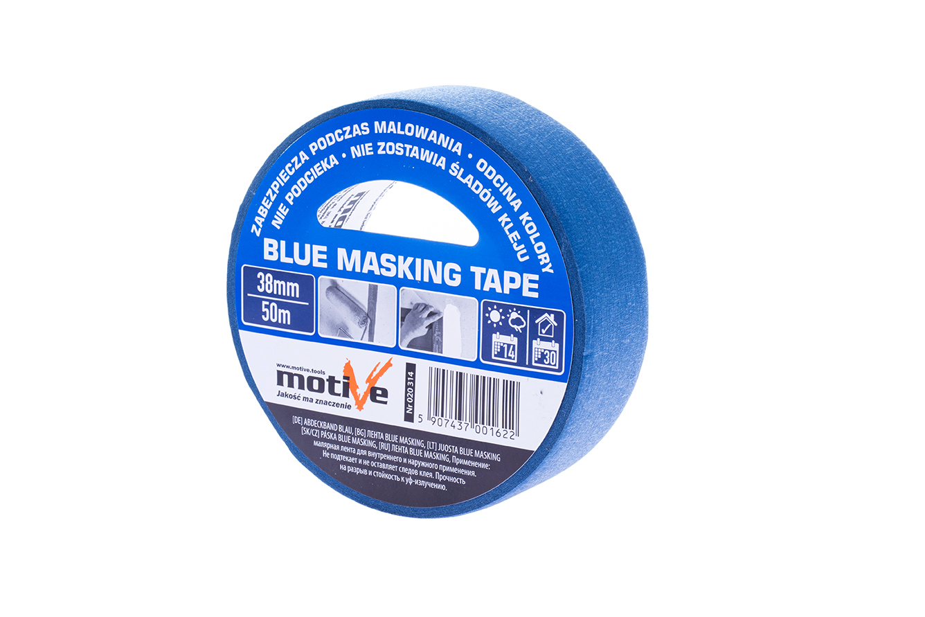 BLUE MASKING TAPE 38mm/50m MOTIVE