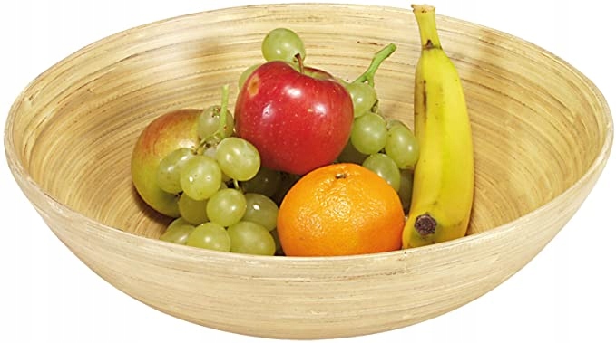MISKA BAMBUSOWA OWOCE WARZYWA 30cm. KESPER NIEMCY