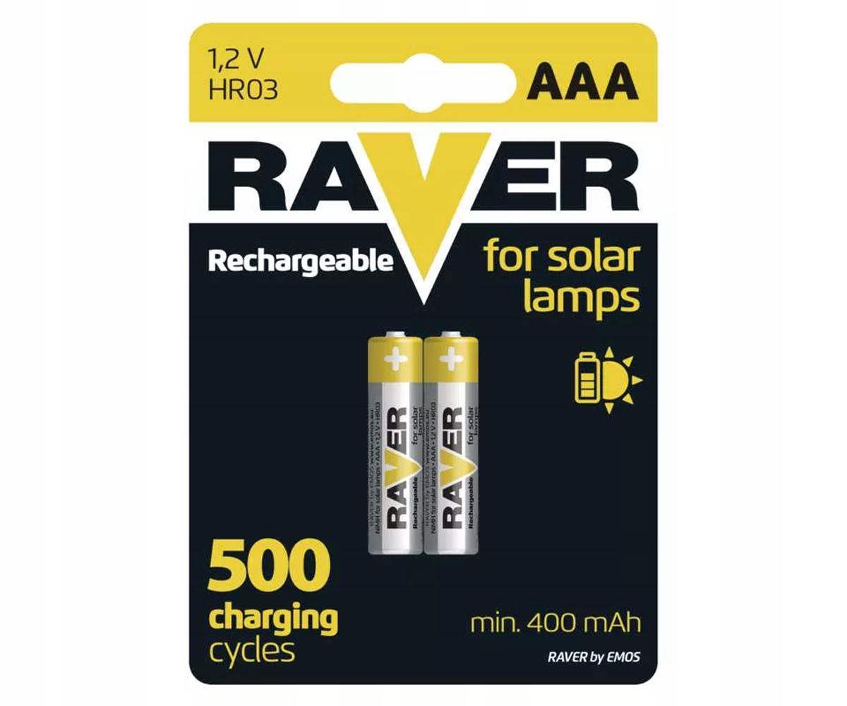 

Akumulator R03/400 Raver Solar B7414 B2 1,2V Ni-MH