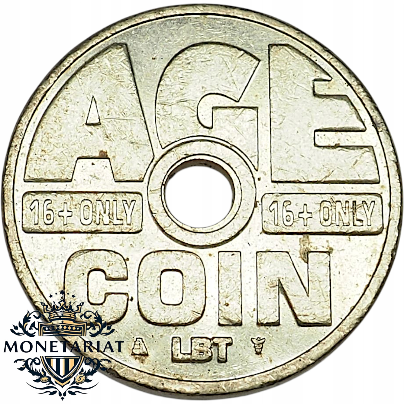 ŻETON DO AUTOMATU 16 + LBT - HOLANDIA