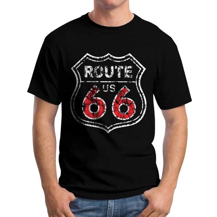 

Koszulka Motocyklowa Na Motor Roat 66 XL