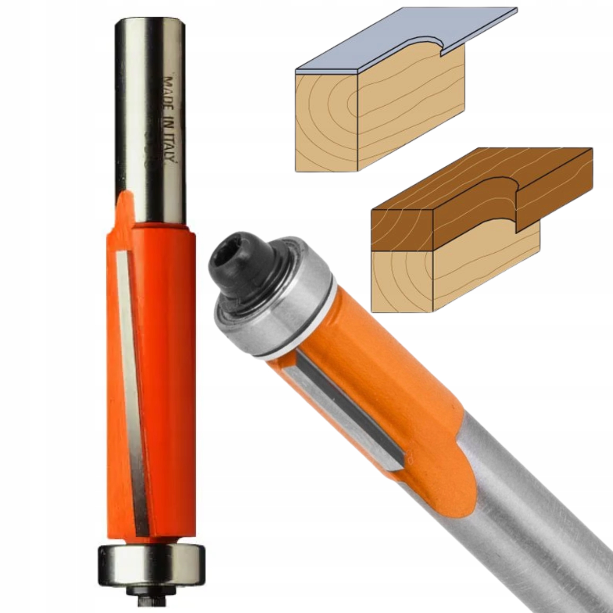 Frez Prosty Do Drewna Z Łożyskiem Dolnym I=50,8 D=19 S=12 Cmt 906.690.11