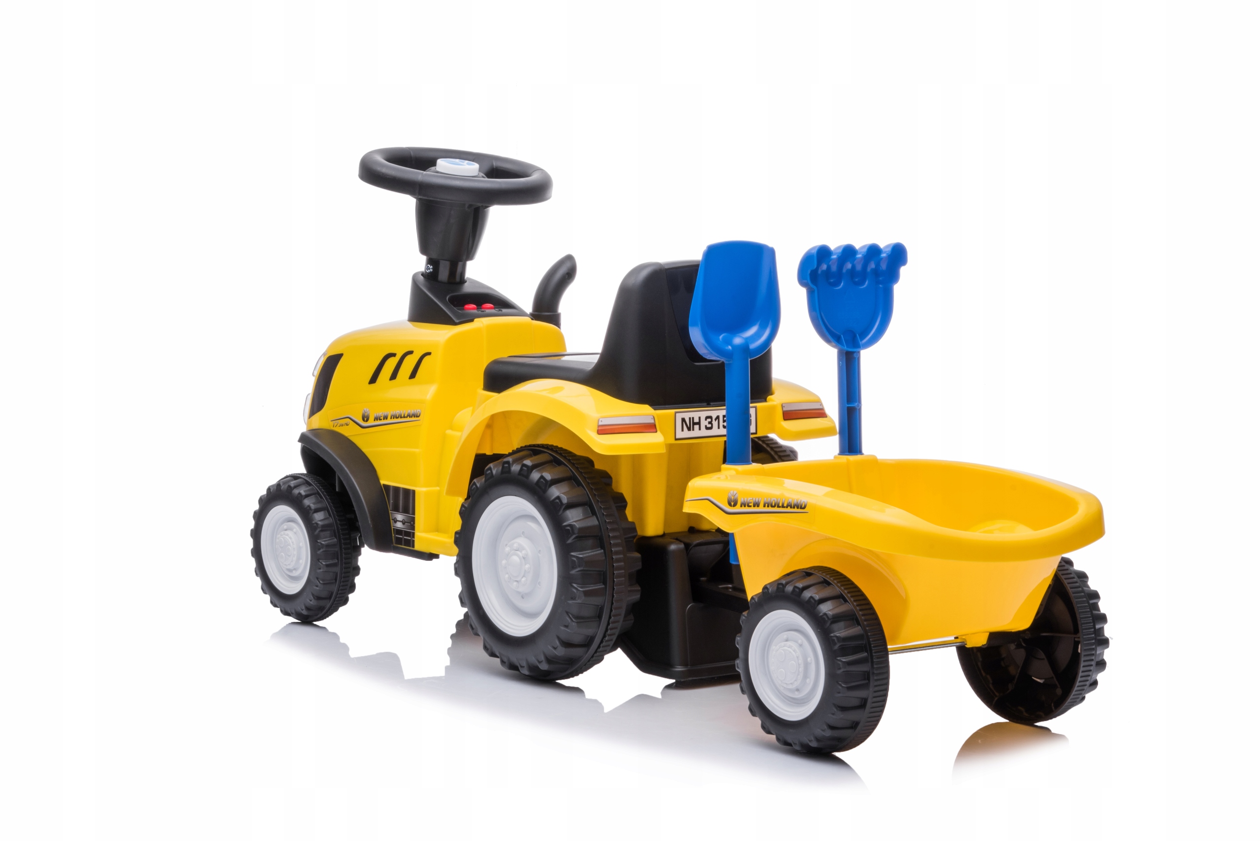Jeździk odpychacz traktor z przyczepką NEW HOLLAND Wiek dziecka 12 m +