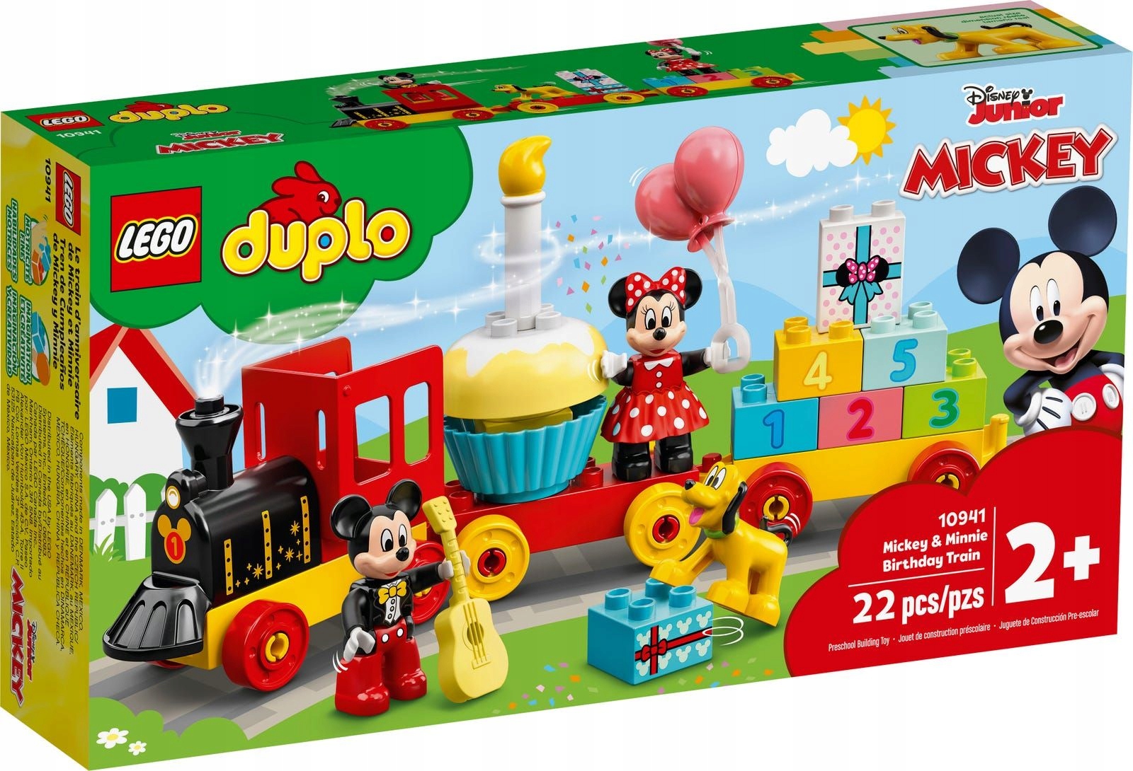 

Lego Duplo Urodzinowy pociąg Miki i Minnie 10941