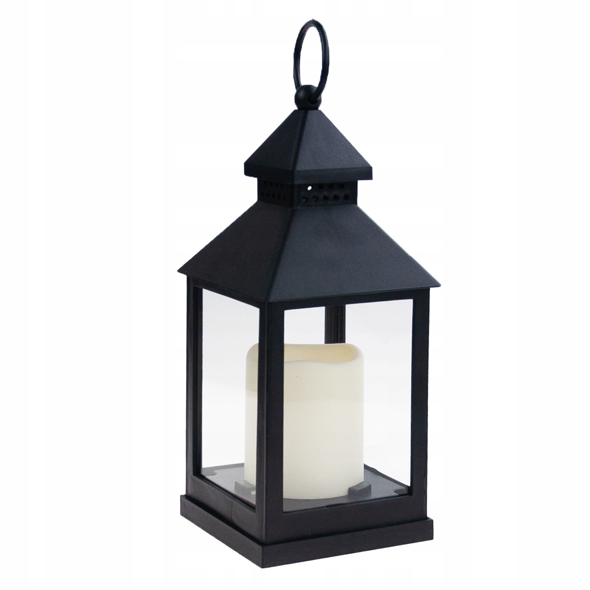 LAMPKA LATARNIA LED CZARNA DO DOMU OGRODU RORATY Marka Martom