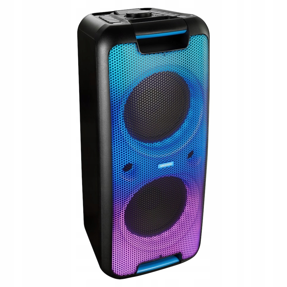 Głośnik Przenośny Bluetooth Bezprzewodowy Imprezowy Karaoke Led 2x450W Tws