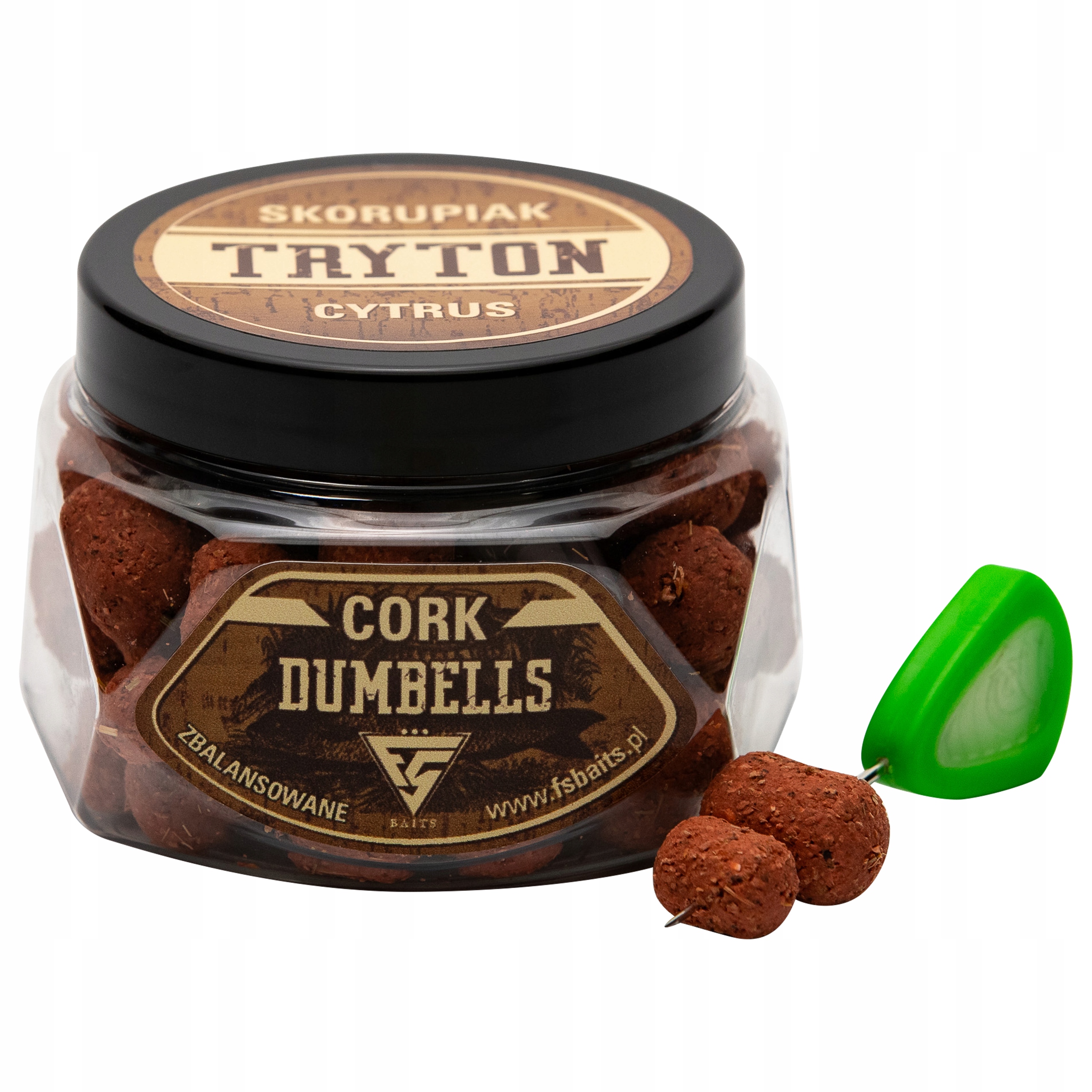 Fs Baits Kulki Zbalansowane Cork Dumbells -Skorupiak & Cytrus Mix 15/20 mm