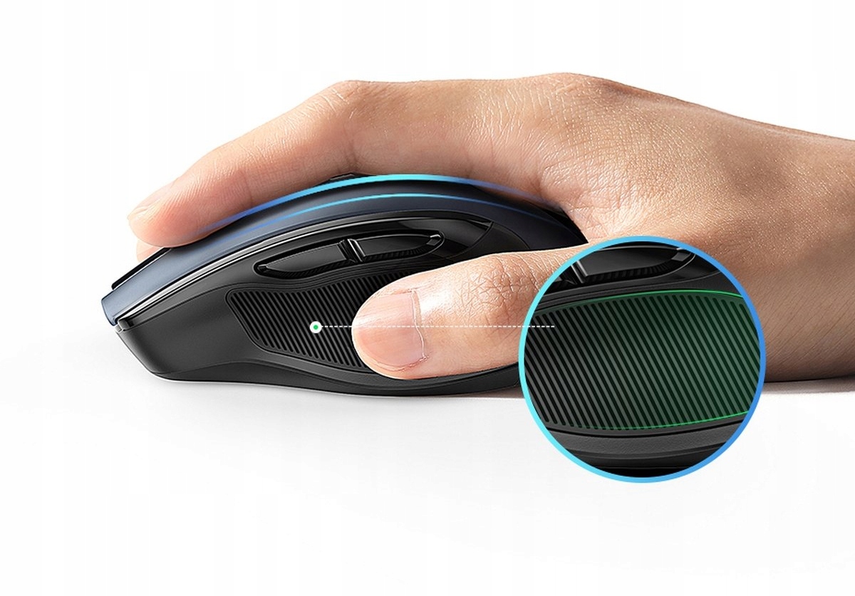 MYSZKA BEZPRZEWODOWA MYSZ DO KOMPUTERA 4000 DPI NA USB UGREEN Sensor optyczny