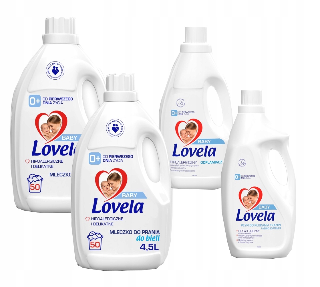 

Lovela Baby Mleczko Biel 2x4,5 L odplamiacz płyn