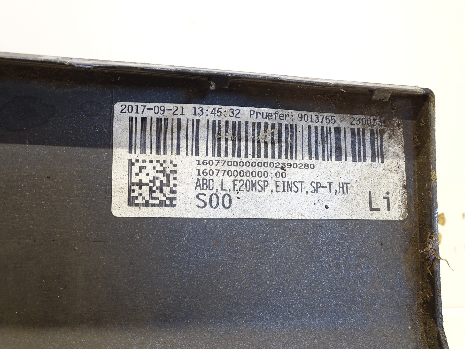 moulding threshold cap left BMW F20 m-packet B45 ESTORILBLAU