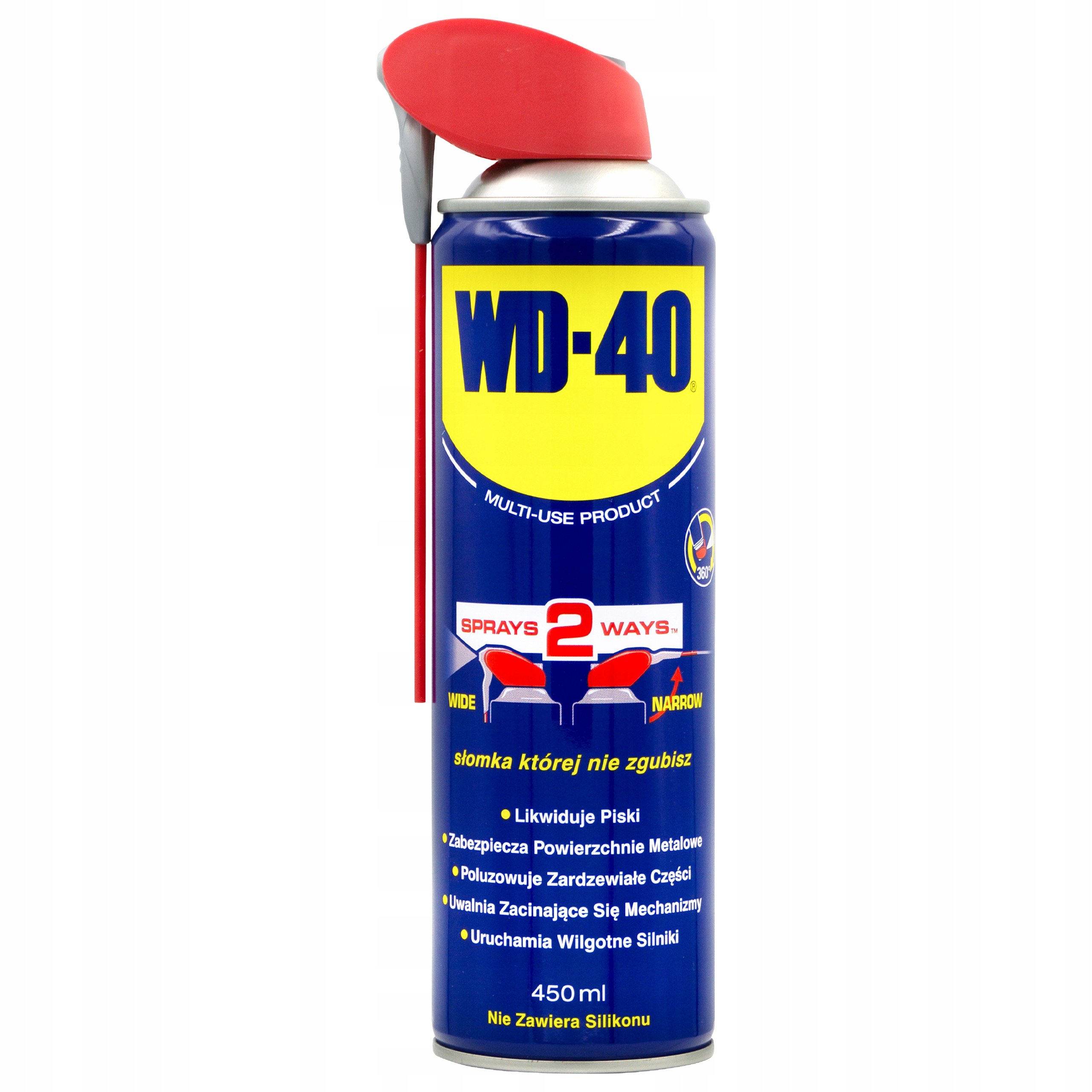 WD40 450ml Wd 40 odrdzewiacz spray smar zawiasów odtłuszczacz