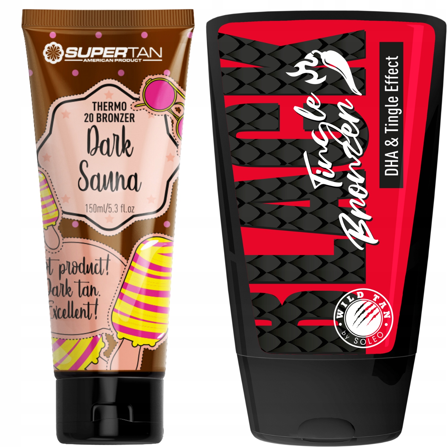 Supertan Tmavá Sauna Wild Tan Black Tingle Bonus