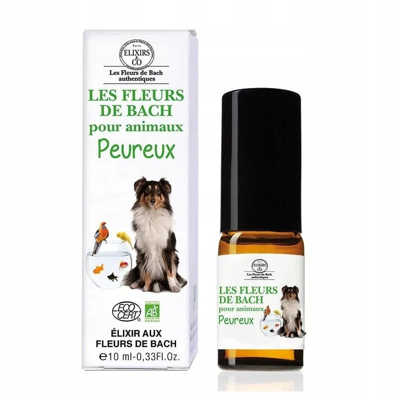 Eliksir Bacha Dla Zwierzat Lek Stres Ekologiczny 10ML Bach Elixir Ecocert