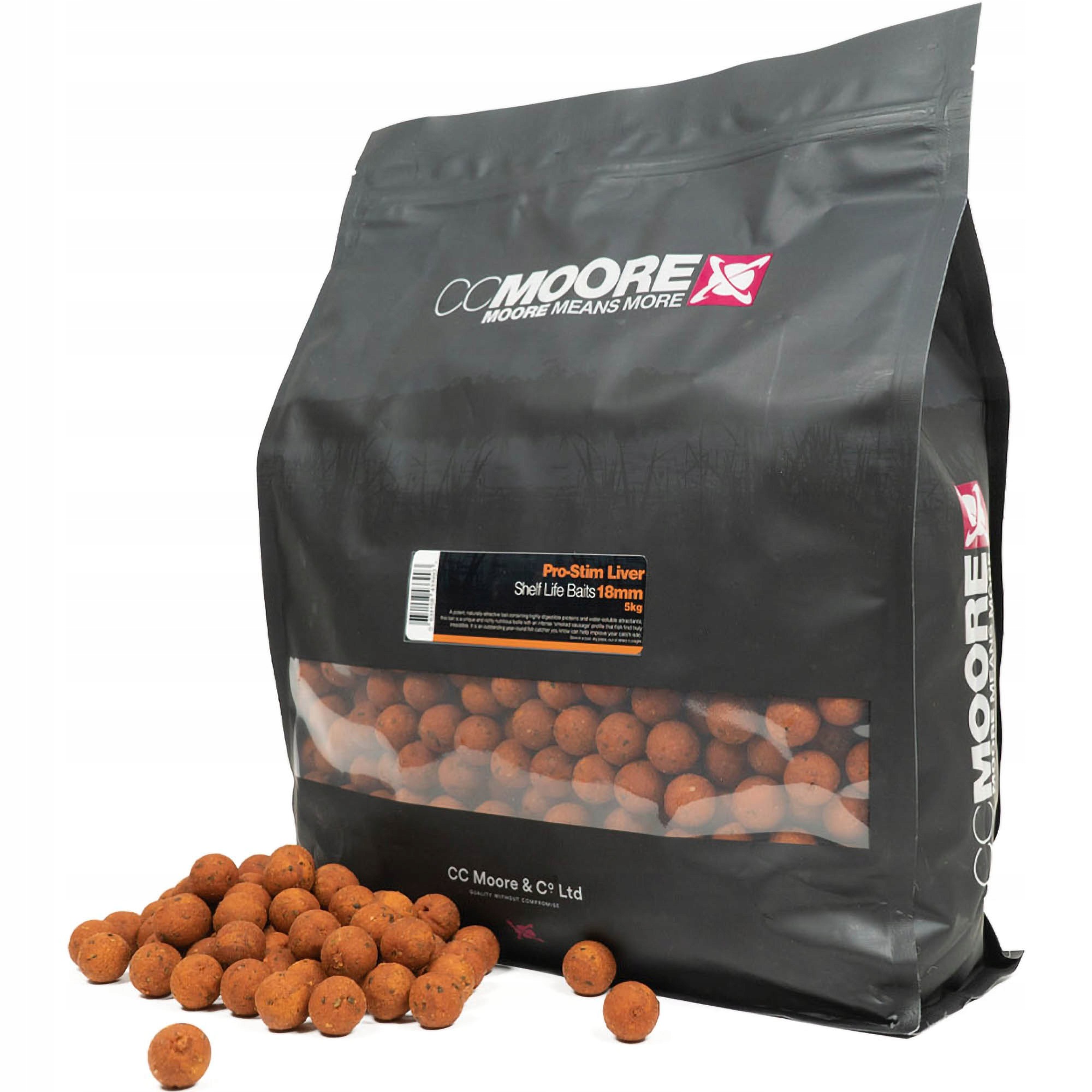 Kuličky Cc Moore Pro Stim Liver 18 mm 5 kg