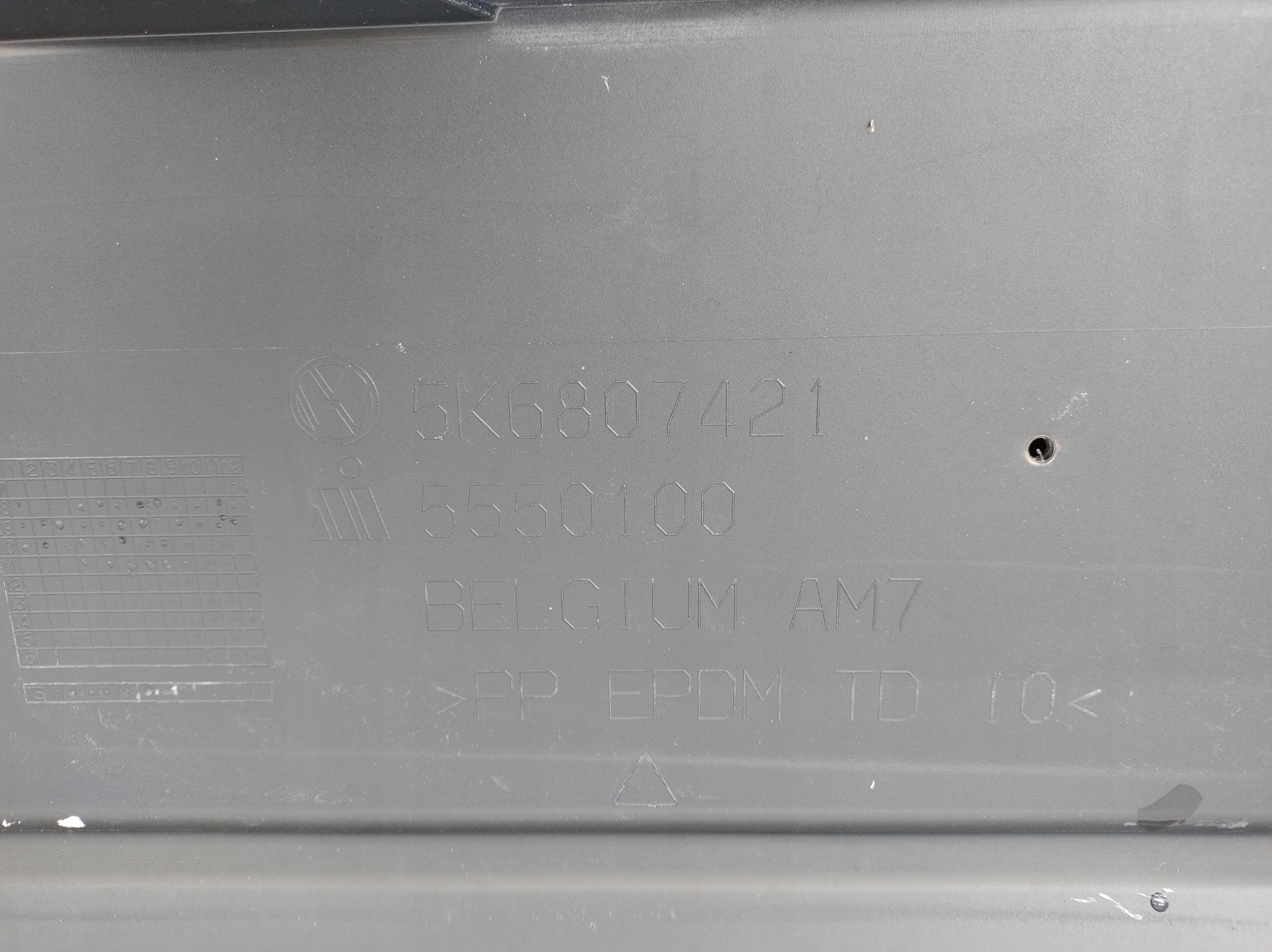 VW GOLF 6 VI HB bumper rear part 4XPDC 5K6807421