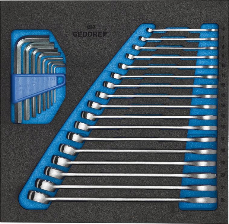 Nastrojovy modul CT2/3 Otevreny ockovy klic, rovny Gedore