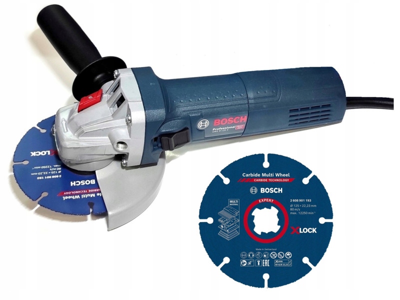 Szlifierka kątowa sieciowa Bosch Professional Gws 9-125 S tarcza X-Lock