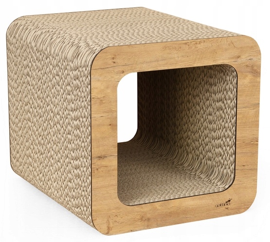 Levně Odolné škrabadlo s funkcí pelíšku pro kočky Gattino Felek Lancelot 38 Cm