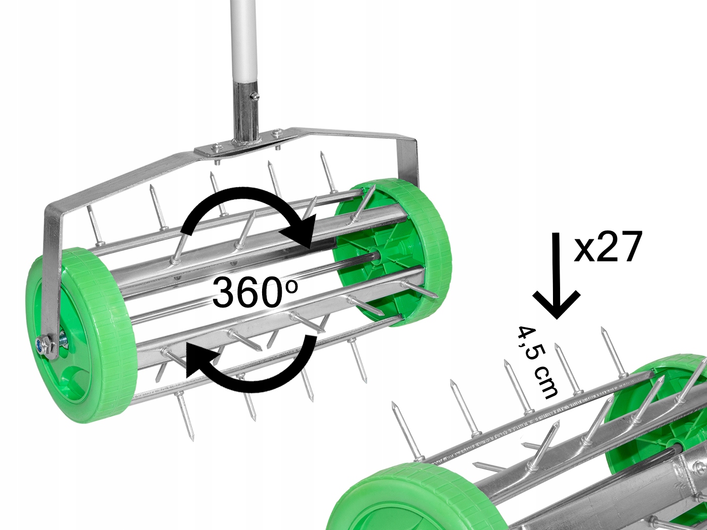 AERATOR WERTYKULATOR AREATOR OBROTOWY Do TRAWNIKA Informacje dodatkowe funkcja aeracji