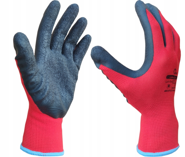 RĘKAWICE RĘKAWICZKI ROBOCZE MOCNE LATEKSOWE 8 Liczba par w opakowaniu 1