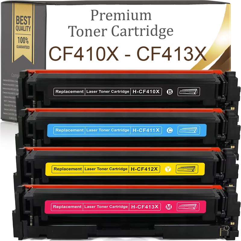 4x Toner Pro Hp Color Laserjet CF410X M477fdw M452dw M377dw M452 M4777 M377