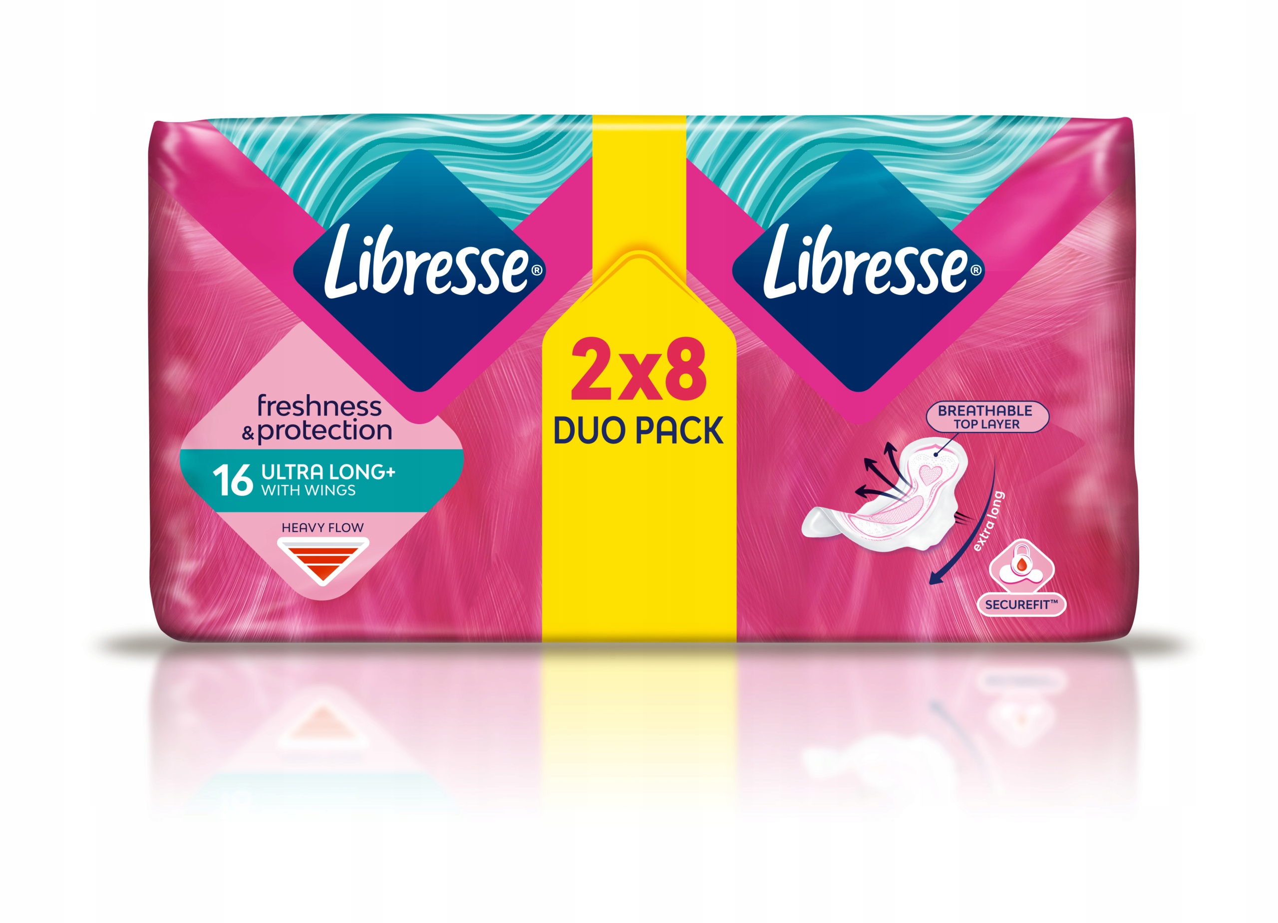 

Podpaski Libresse Ultra Long duo pack 2x8 sztuk