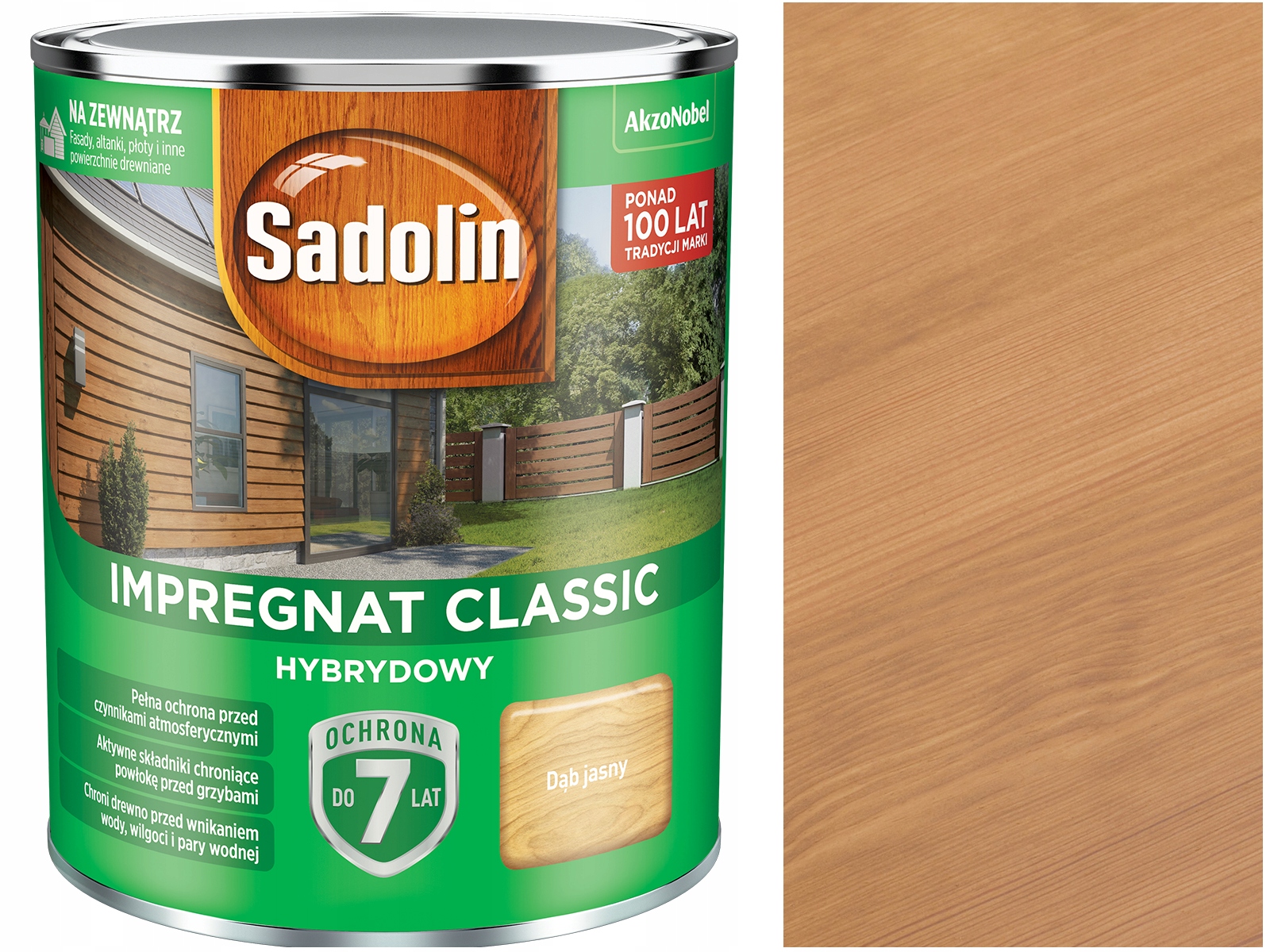 

Sadolin Classic Hybrydowy Dąb Jasny 2,5L