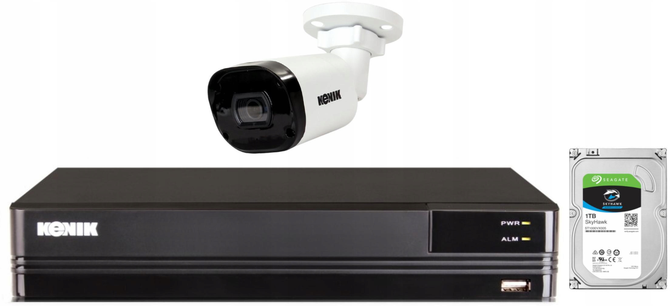 Zestaw Monitoringu Kenik 4W1 Kamera Tubowa 2MPX