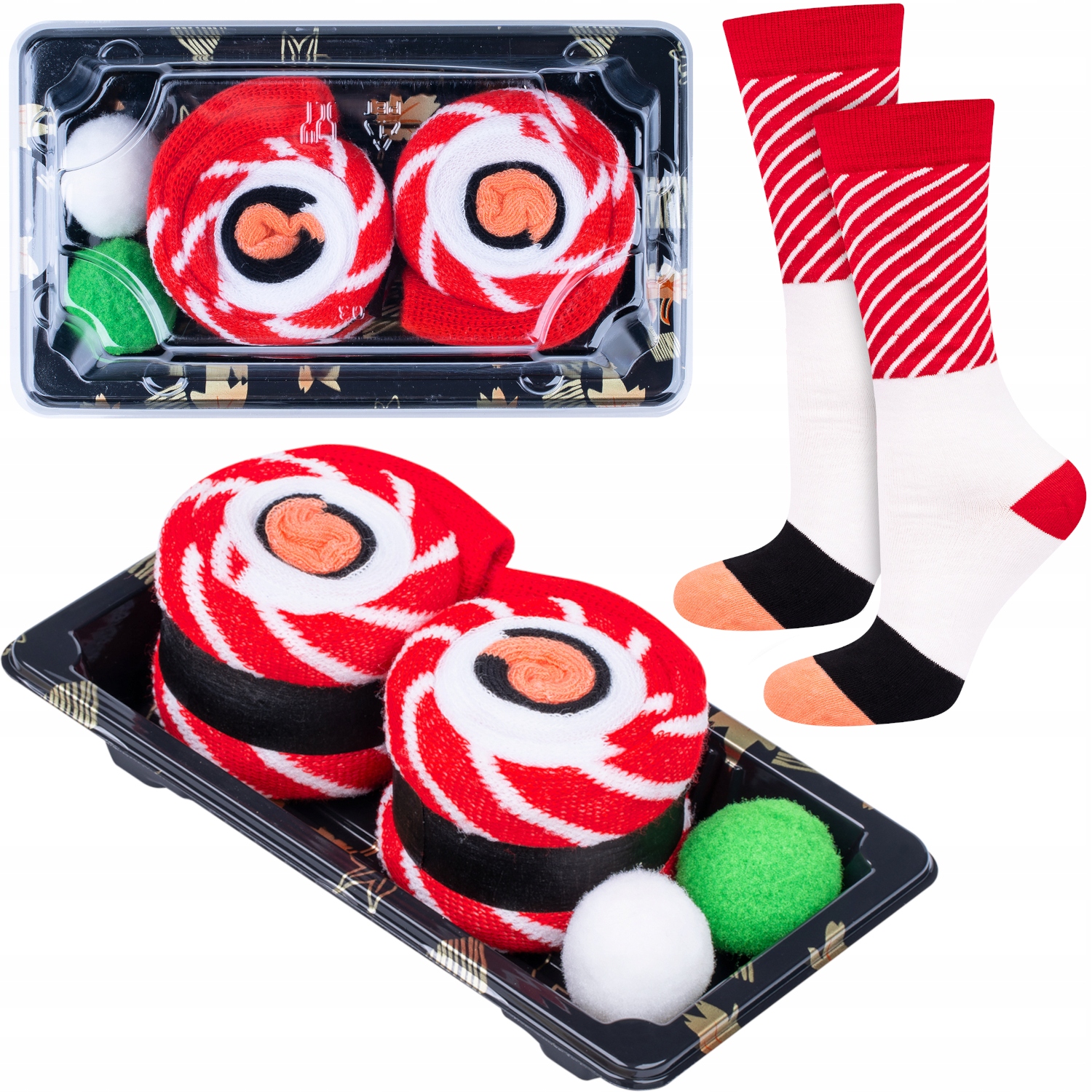 

Kolorowe Skarpetki Sushi Soxo Skarpety Męskie Maki