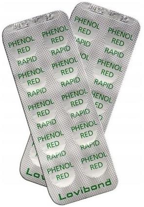 PHENOL RED RAPID LOVIBOND TABLETKI DO TESTERA RĘCZNEGO TESTER PH 10SZT