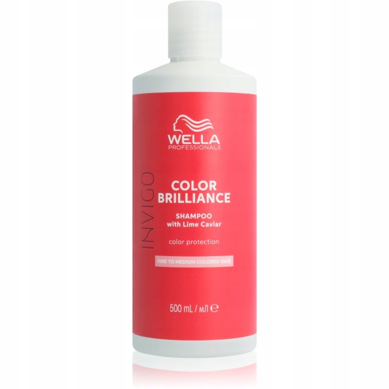 Wella Invigo Brilliance Šampon pro Barvené Jemné Vlasy 500ml