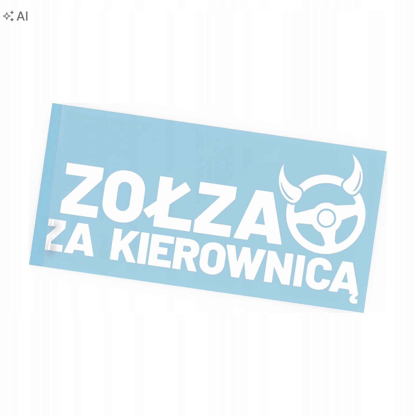 Naklejka Na Samochód Zołza Za Kierownicą Dla Niej Dekoracja Tuning