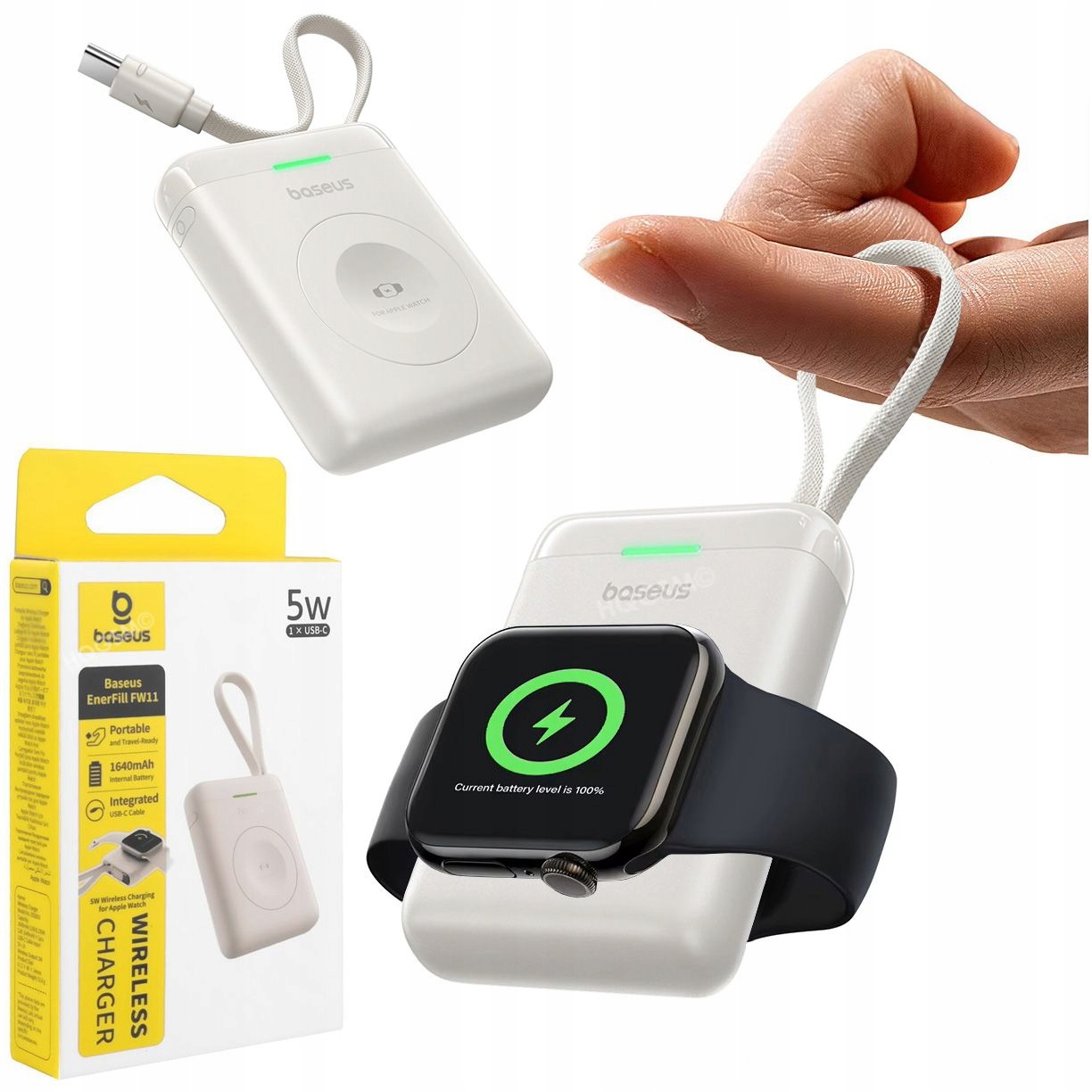 Baseus Nabíječka Powerbank 5W 1640mAh Starlight pro Apple Watch Ultra 3 11