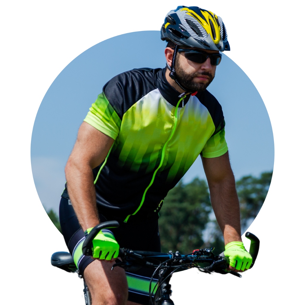 Koszulka rowerowa kolarska TERMOAKTYWNA unisex krótki rękaw rozm. M Marka Ercole