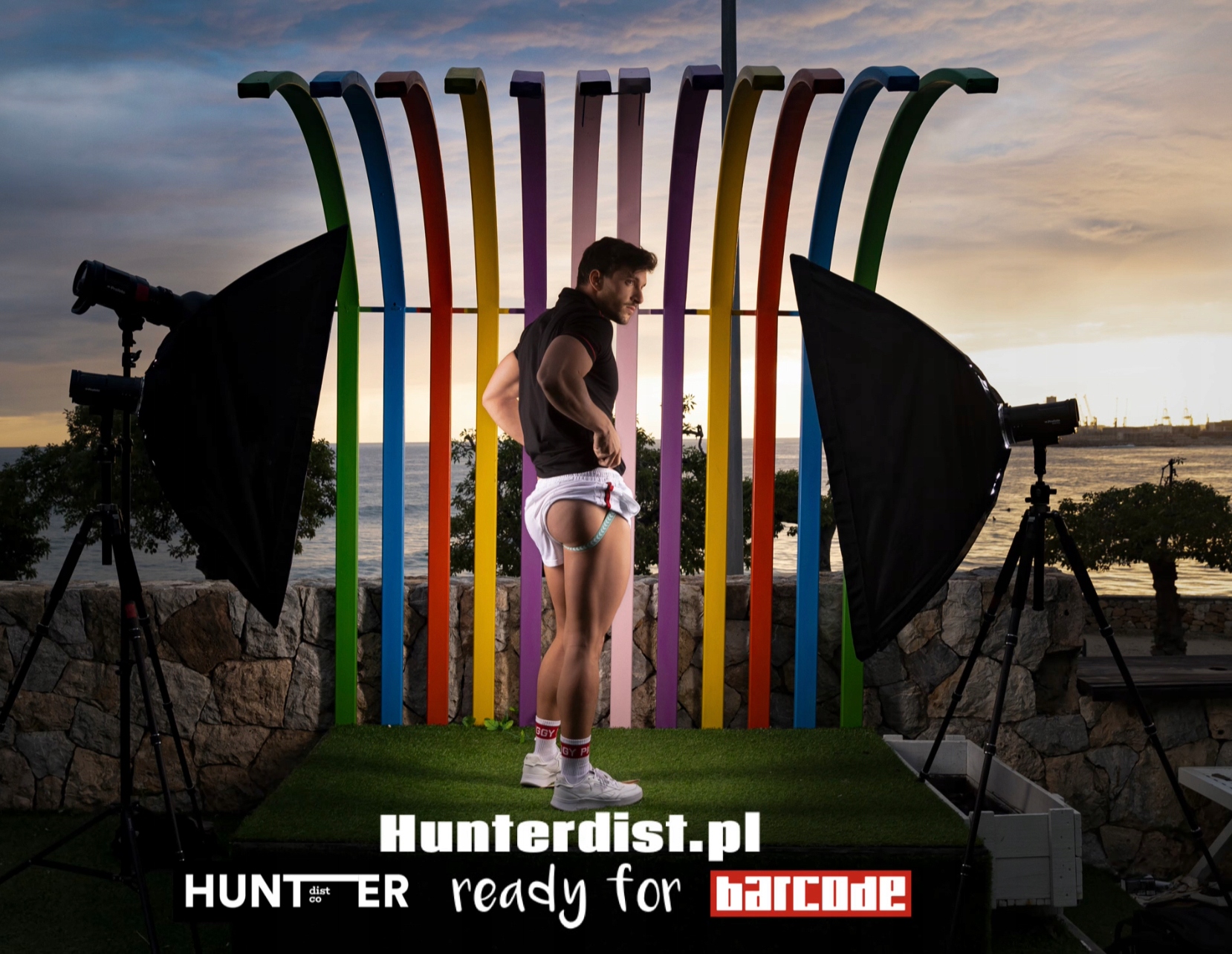 BARCODE BERLIN MASKA Mesh Eye Hood Troy - FETISH Rozmiar uniwersalny