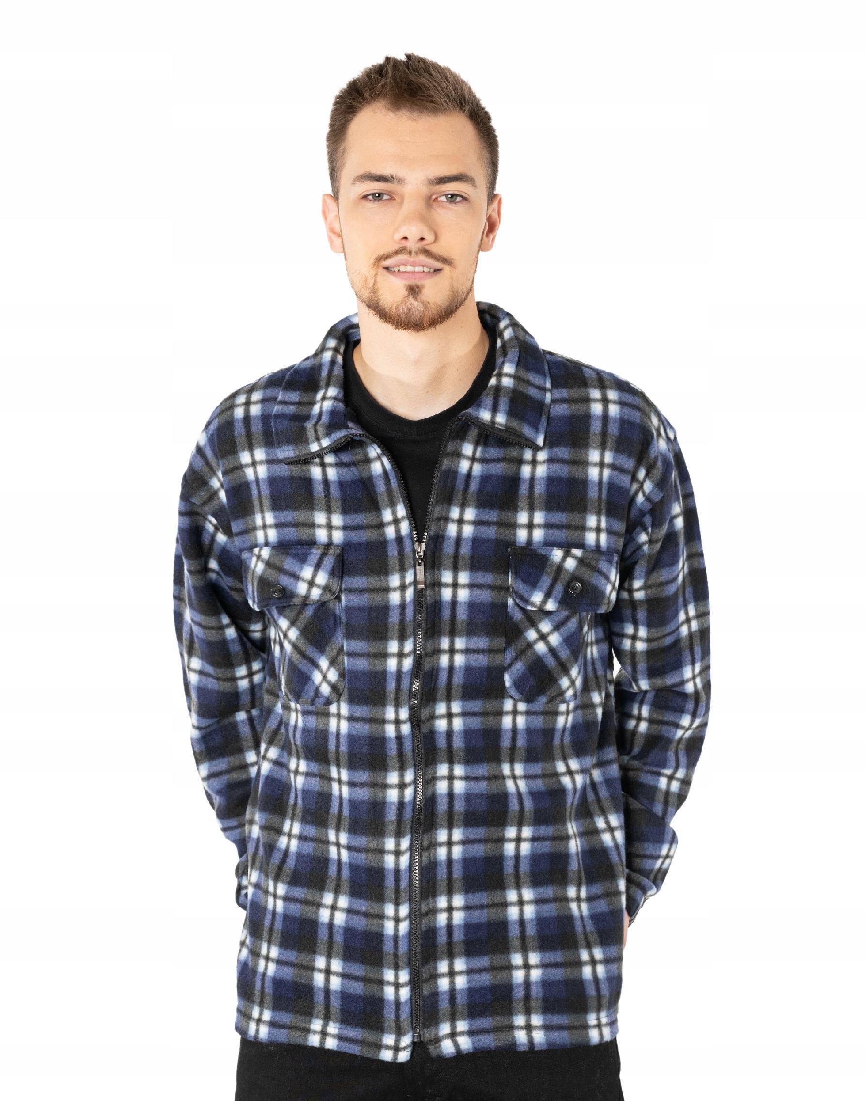 

Ciepła Koszula Polarowa Ocieplan 80115-03 L/XL