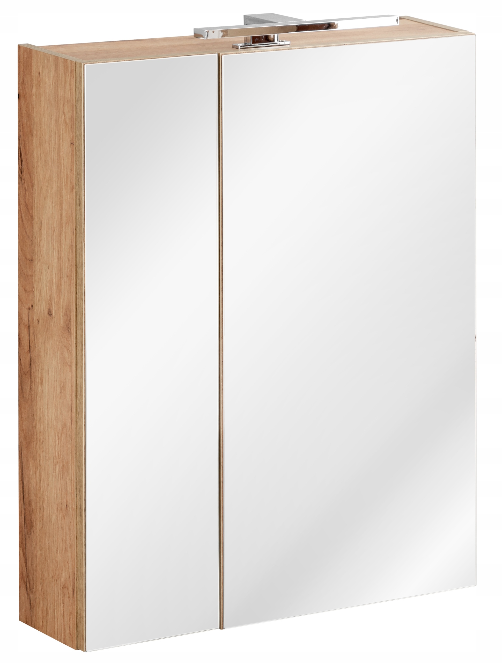 Szafka z lustrem 60cm CAPRI WHITE 842 + LED VIENTO