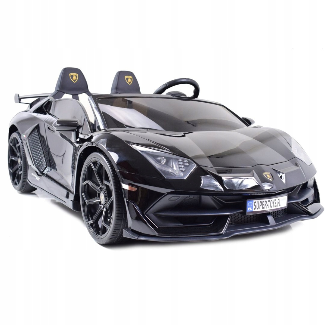 LICENCJONOWANY LAMBORGHINI AVENTADOR SVJ DLA 2 DZIECI FUNKCJA DRIFTU - LAKI