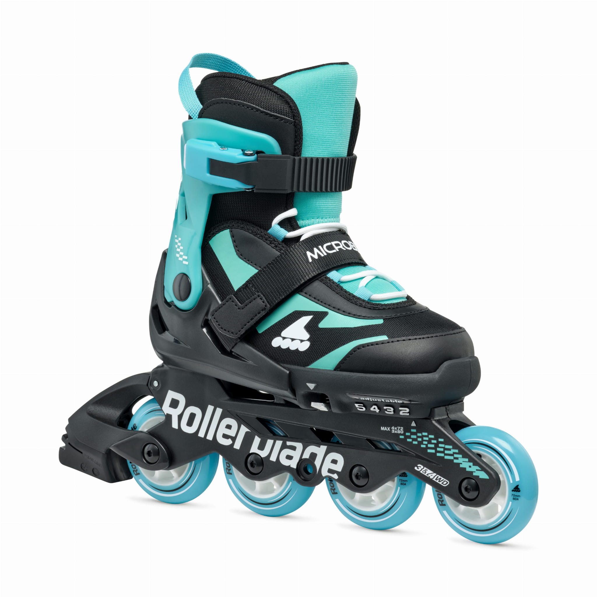 Rolki Rollerblade Microblade Black Light Blue