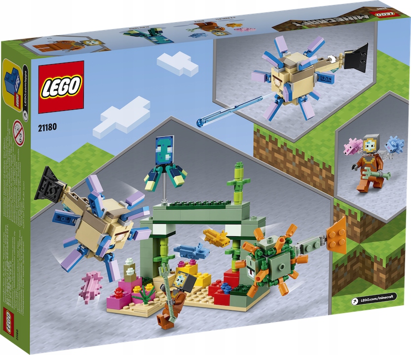 LEGO MINECRAFT 21180 WALKA ZE STRAŻNIKAMI Marka LEGO