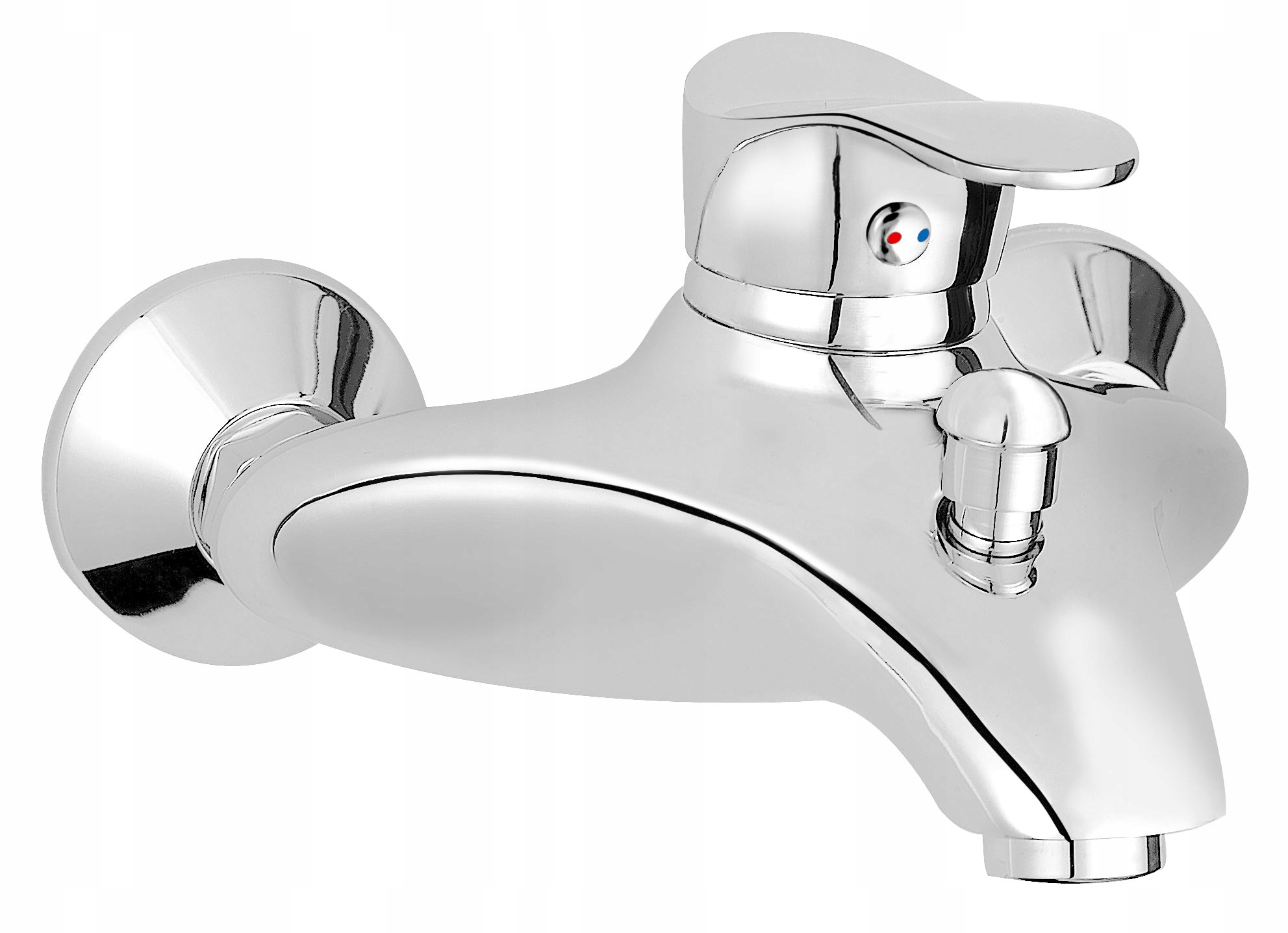 Nástěnná Vanová Baterie Se Sprchovým Setem