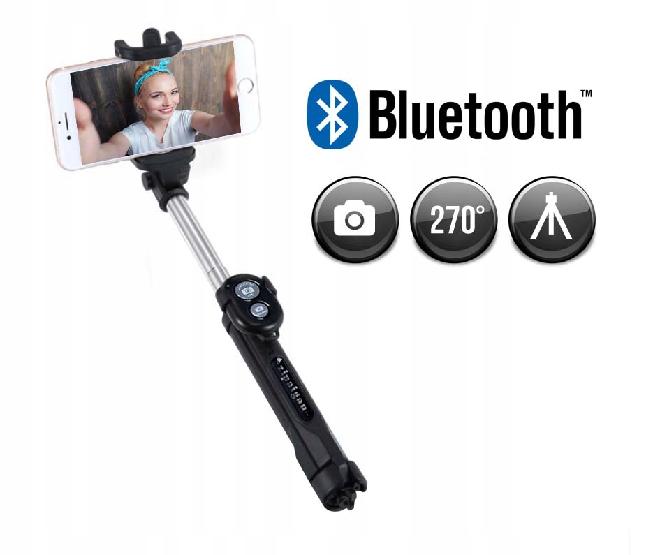 UCHWYT STATYW na telefon BLUETOOTH SELFIE Pilot KIJEK DO SELFIE Marka Gotel